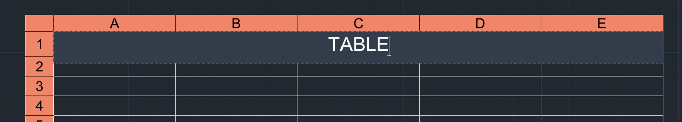 Edit Table - Edit Cell