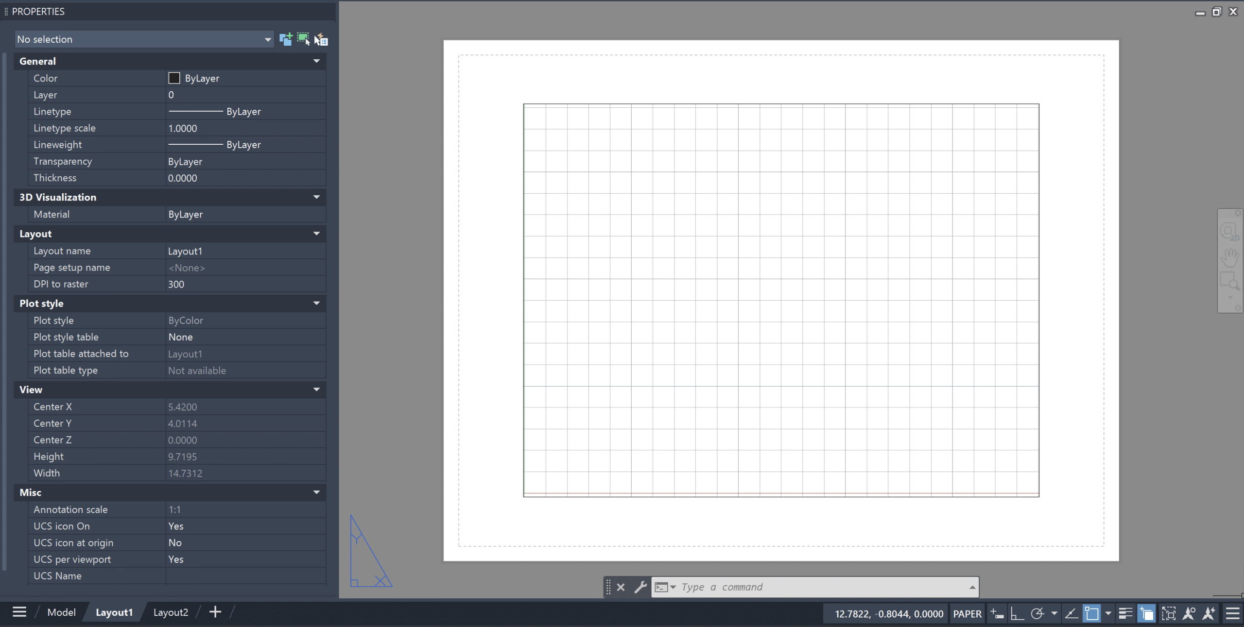 AutoCAD Layout - Paper Space