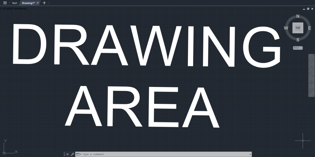 Drawing Area - AutoCAD User Interface