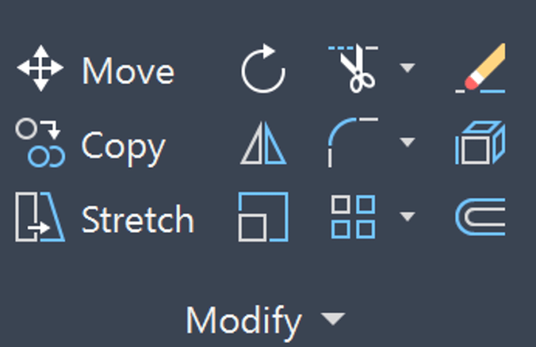 13 Basic Modify Commands in AutoCAD 2025