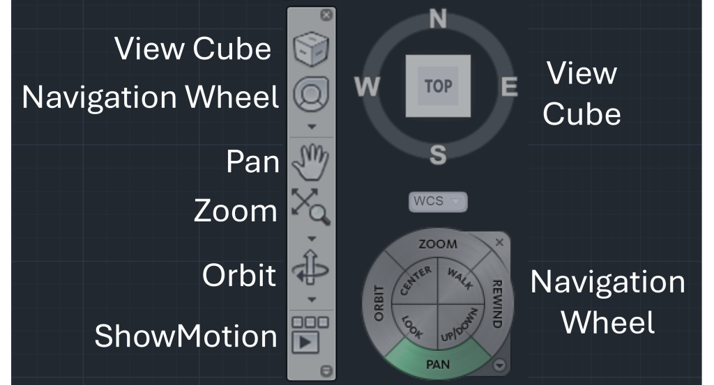 Navigation Toolbar - AutoCAD Navigational Tools