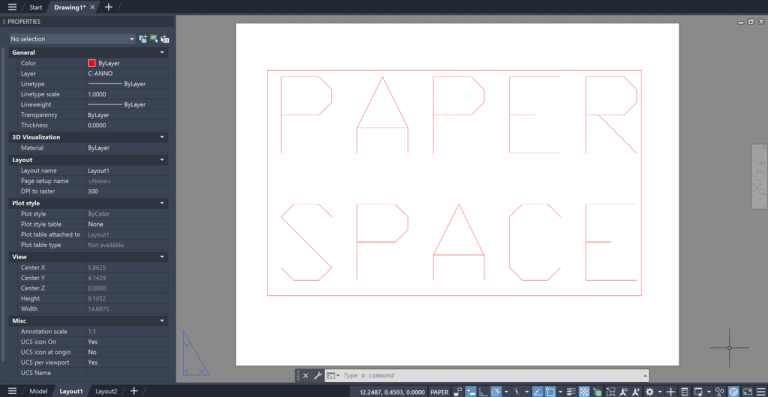 9 Key Things about AutoCAD Layout or Paper Space