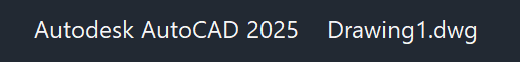 Title Bar - - AutoCAD User Interface