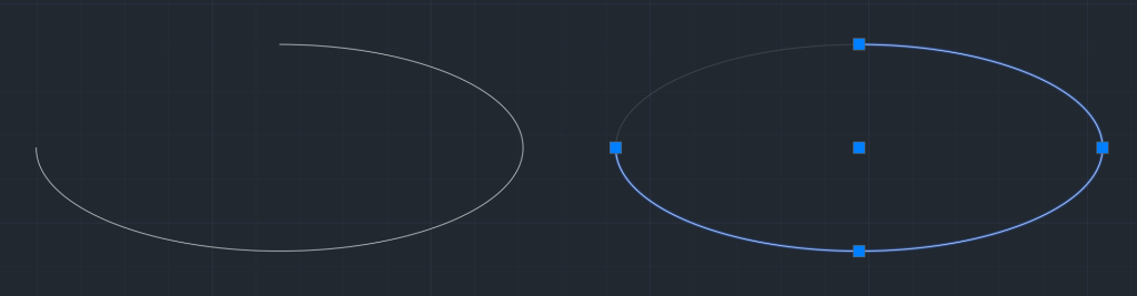 AutoCAD Elliptical Arc - AutoCAD Drawing Tools