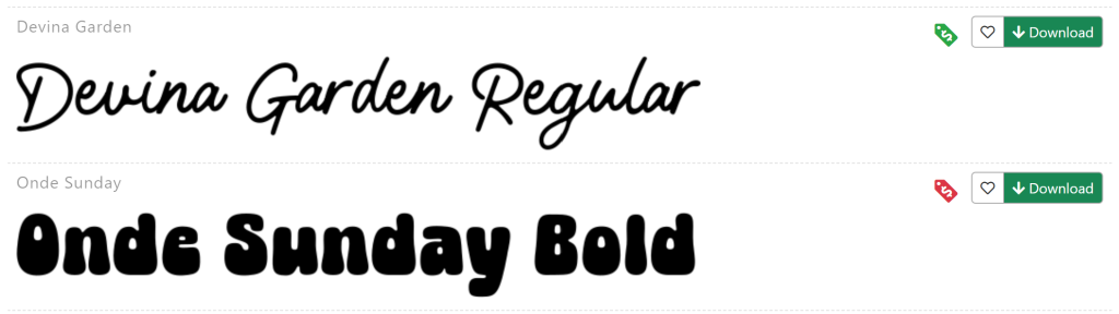 1001 Fonts - Free and Paid Options