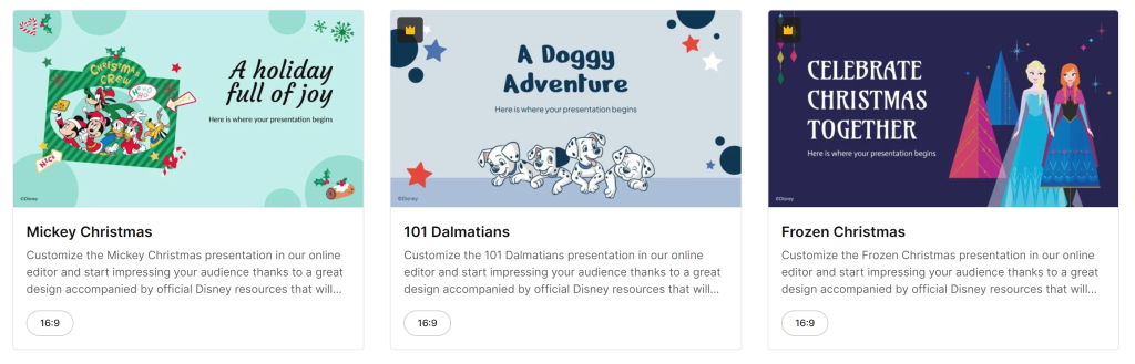 Disney Themed Presentation - SlidesGo Template