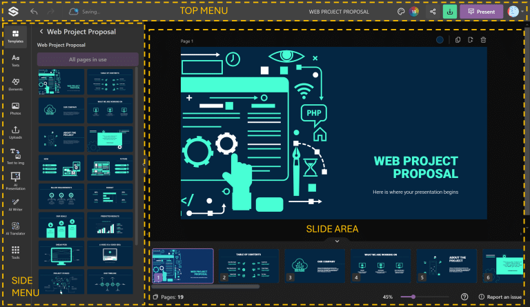 Exploring the SlidesGo User Interface: A Comprehensive Guide