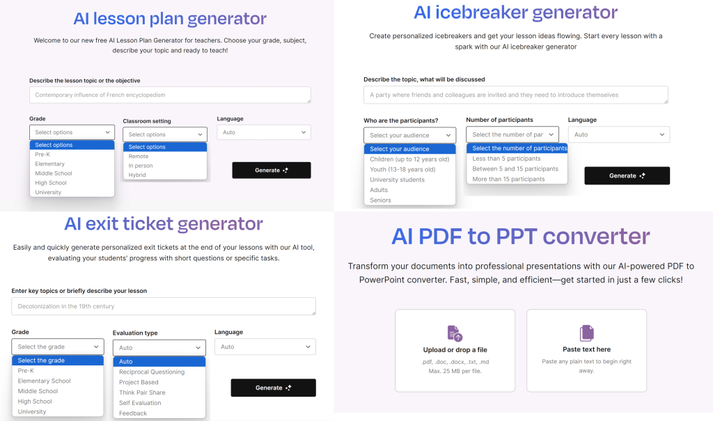 SlidesGo AI Tools - Frequently Asked Questions about SlidesGo
