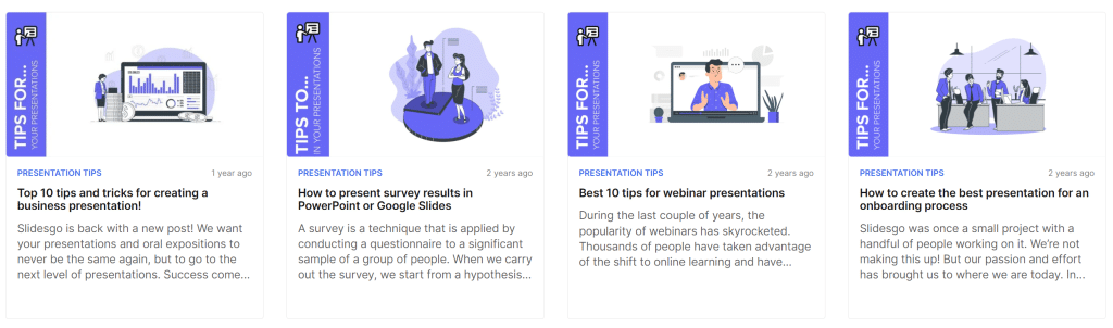 Presentation Tips - - Frequently Asked Questions about SlidesGo