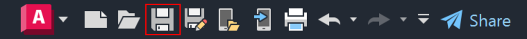 Save - AutoCAD Intuitive Commands
