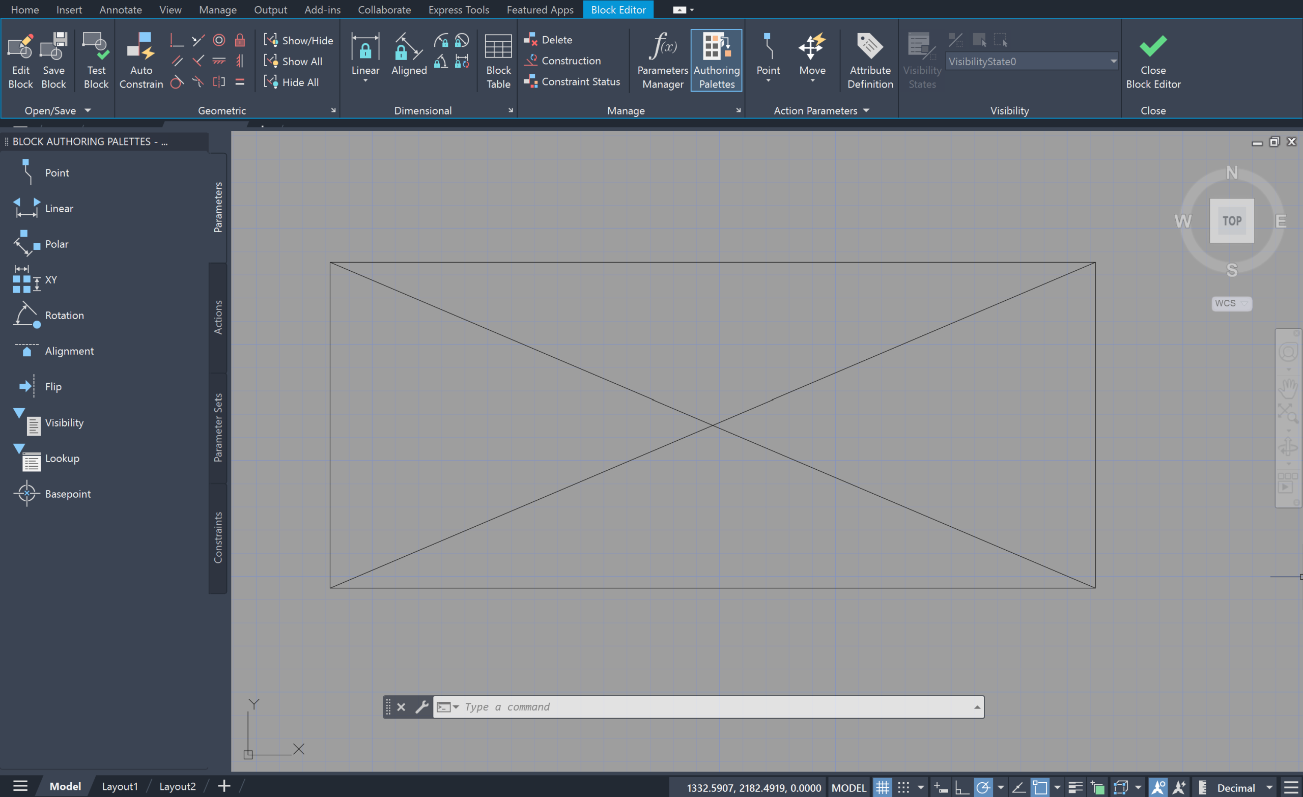 AutoCAD Block Editor