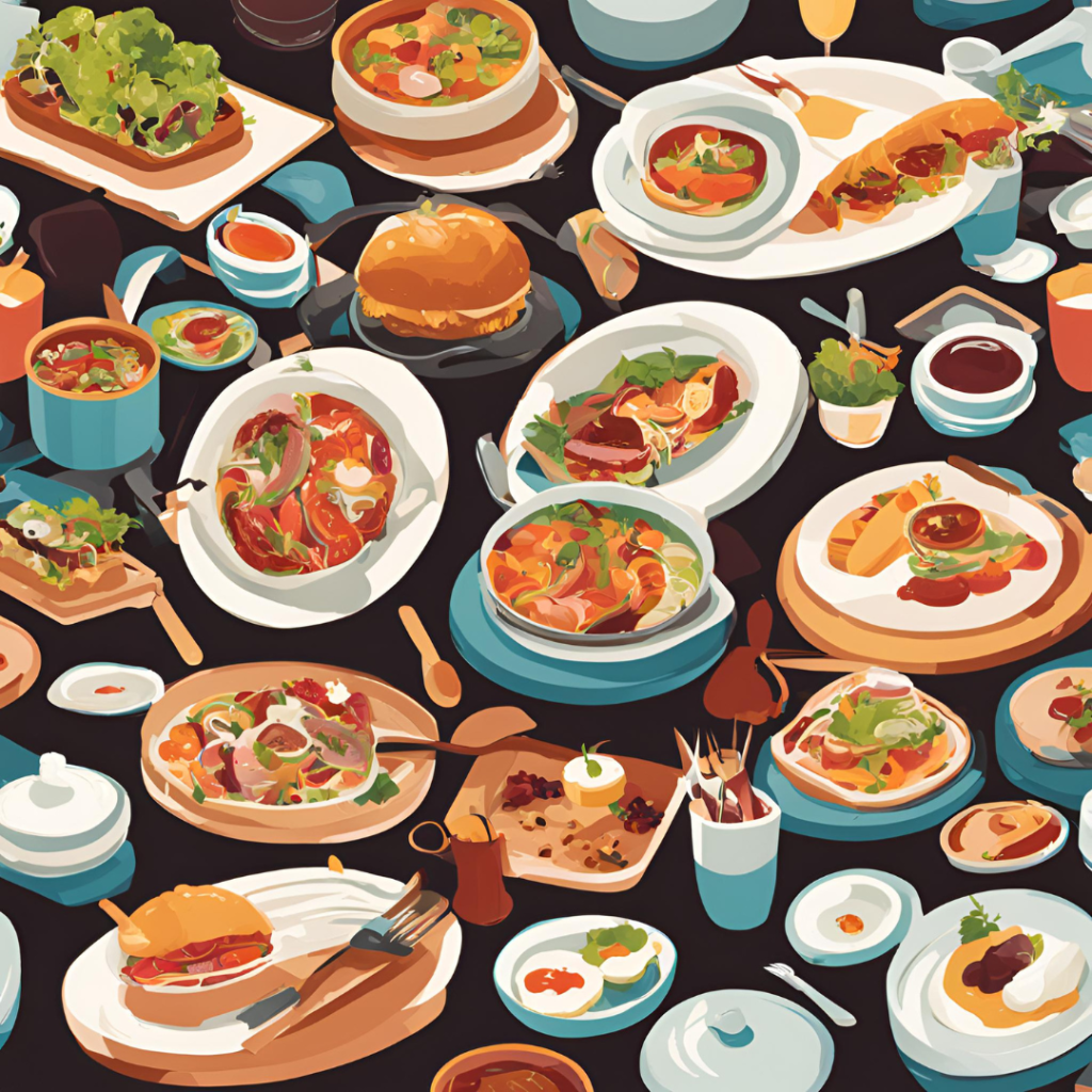 Ideas to Use 1001 fonts - Restaurant