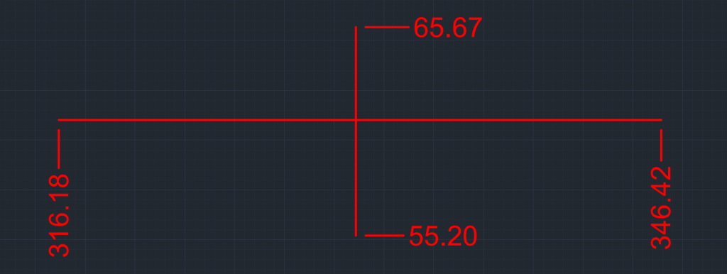 AutoCAD Dim Ordinate