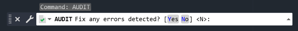 AutoCAD Audit Command