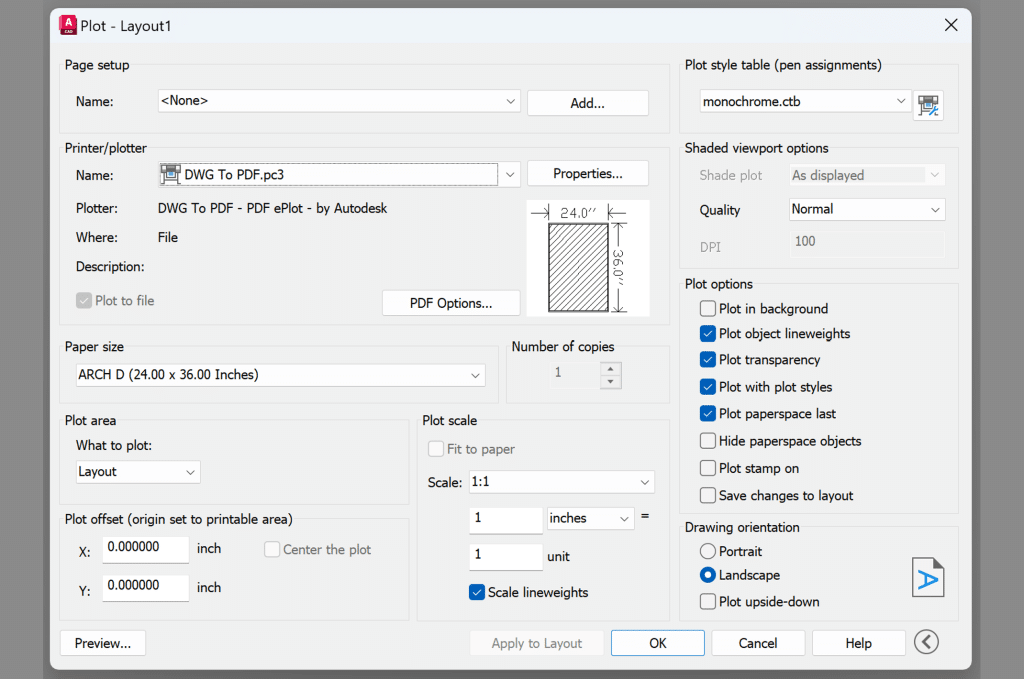 AutoCAD Print Featured Image