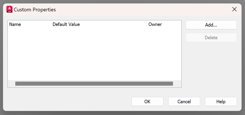 AutoCAD Sheet Set Manager Custom Properties - 1
