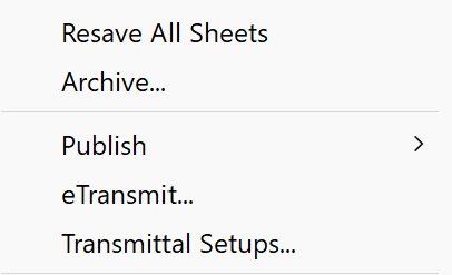 Commonly used features of AutoCAD Sheet Sets